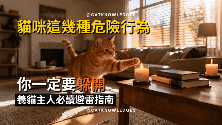 貓咪這幾種危險行為你一定要躲開