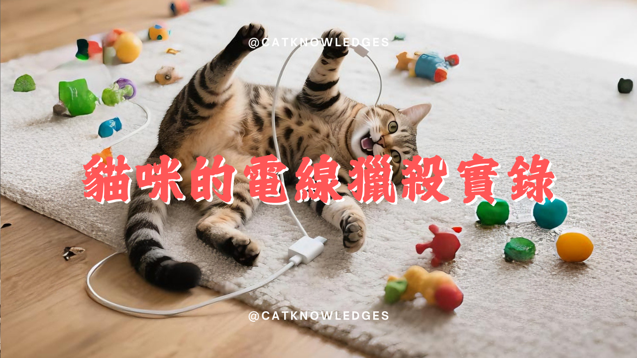 【養貓知識】數據線是蛇蛇!本喵的獵殺實錄兩腳獸別崩潰~