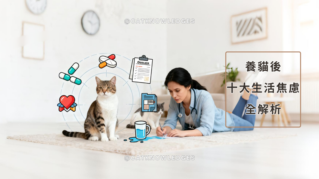 【養貓知識】 養貓後,這些生活焦慮你有嗎?