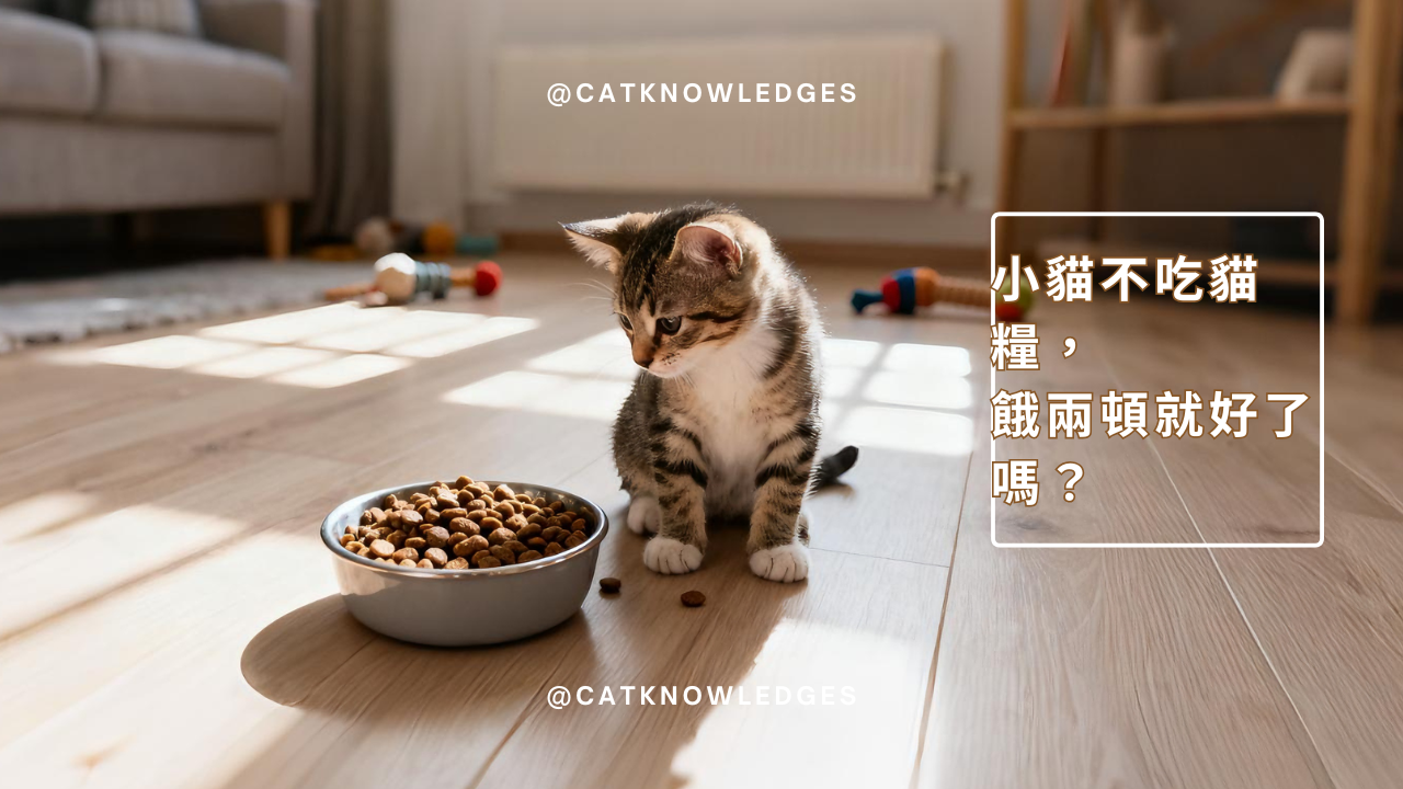 小貓不吃貓糧,餓兩頓就好了嗎?