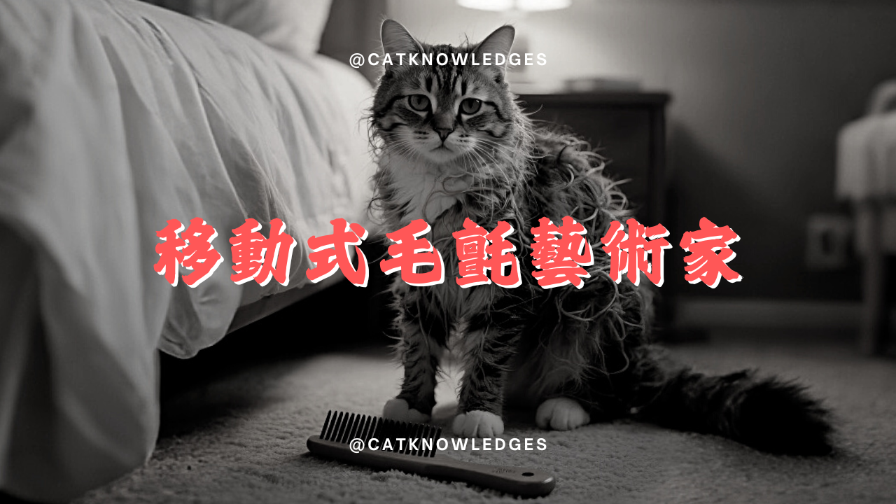 【養貓知識】乾淨?本喵就是移動式毛氈藝術家!
