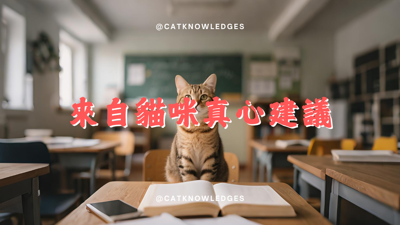 【新手養貓】 貓咪的真心建議