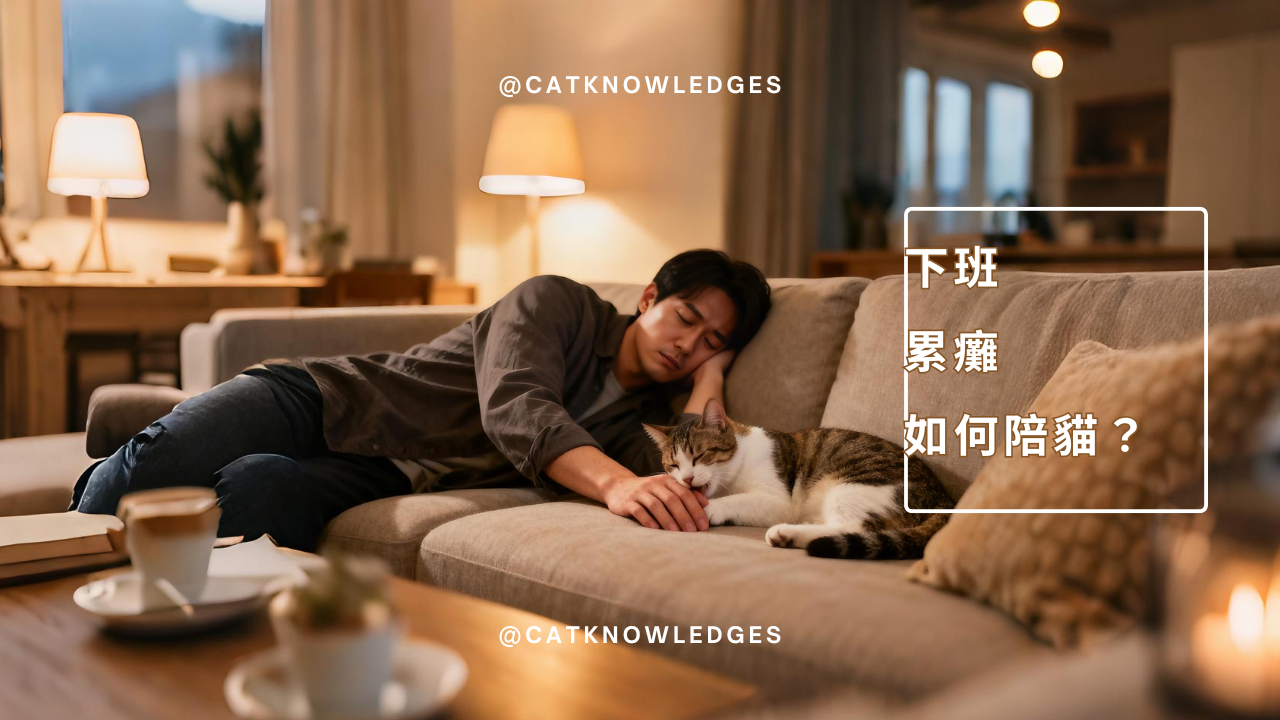 下班累癱如何陪貓