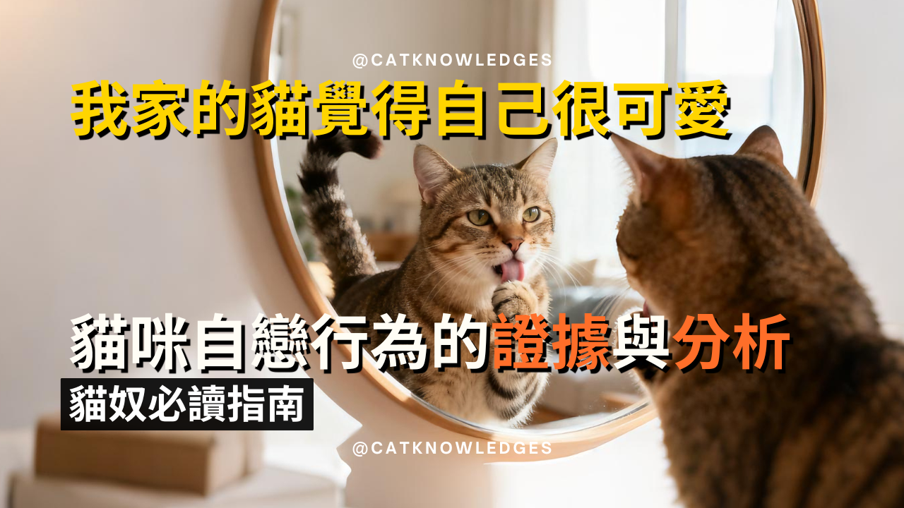 我家的貓覺得自己很可愛