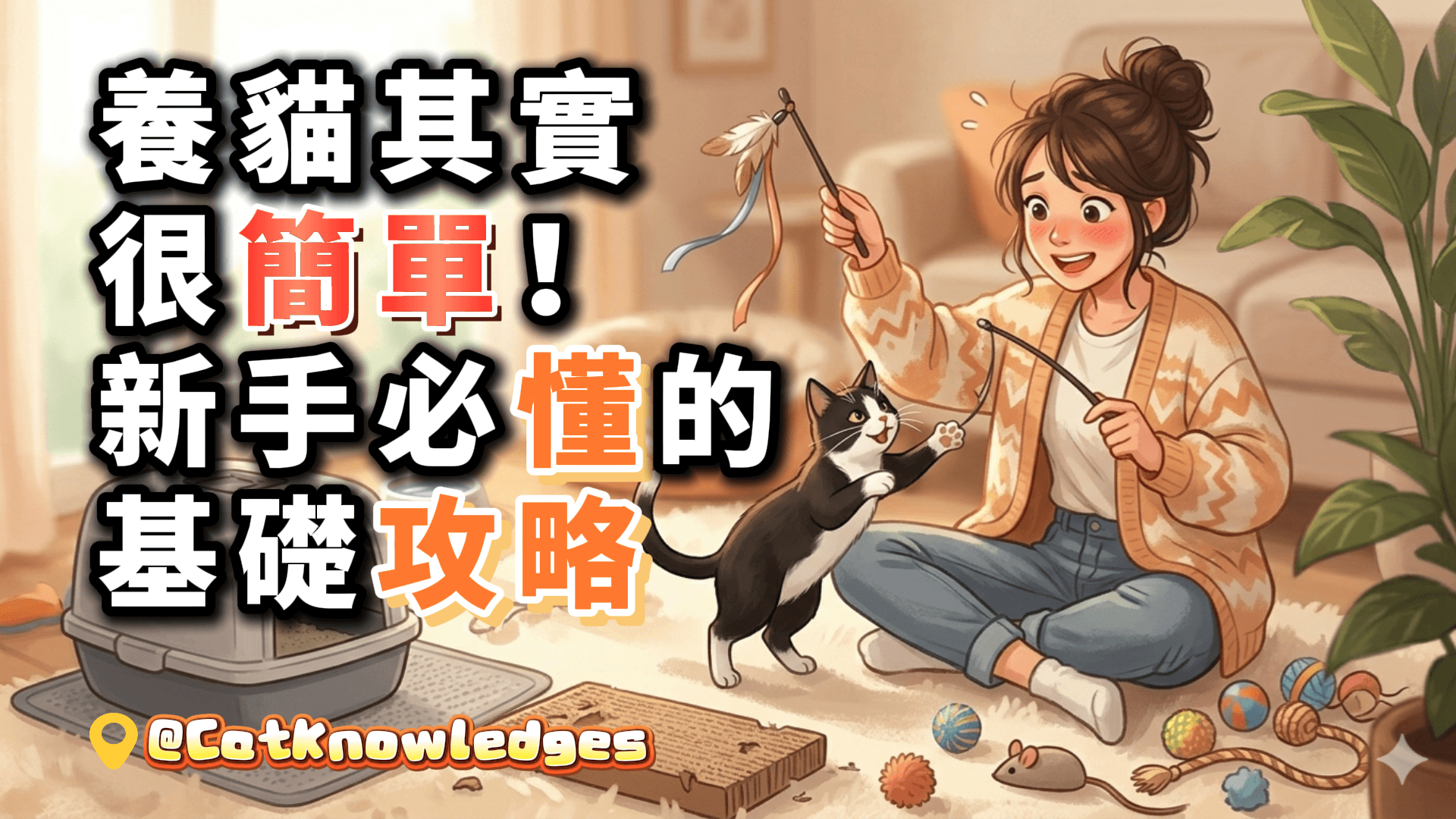 養貓其實很簡單！新手必懂的基礎攻略